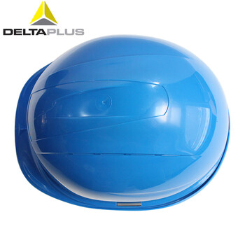 代尔塔（Deltaplus）102008石英3型PP安全帽8点内衬建筑工地 蓝色1顶（不含下颌带） 定做