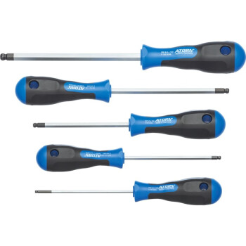 德国哈恩库博工具 HAHN+KOLB ATORN 六角螺丝刀套件球头套件5件3–8mm 52134201