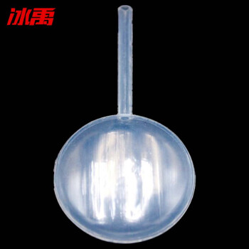冰禹 BY-2312 （50个）一次性塑料滴管 扁圆形 长条形 心形吸管 4ML扁圆形吸管60mm