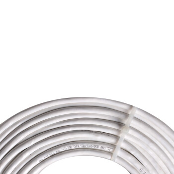 起帆电线电缆 RVV3*2.5平方国标3芯电源线三芯多股铜丝软护套线 白色100米