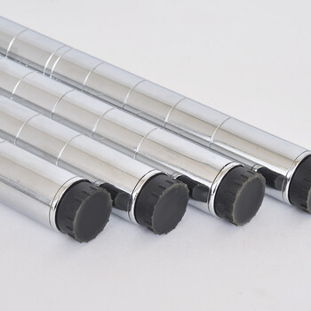 川井（WELLAND）工业镀铬货架 可定制置物架 仓储重型四层架  储物架 碳钢收纳架子 25mm管径135*45*150cm