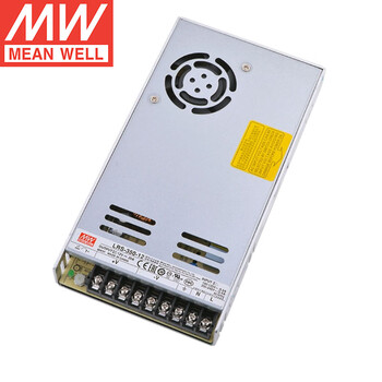 明纬（MEANWELL）LRS-350-12 灯带监控220转12V NES/S明纬电源 29A 12V