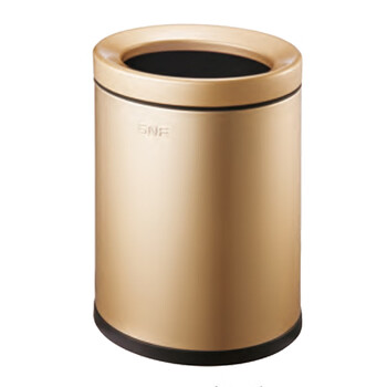 南 SF6-T01 椭圆形房间桶 香槟金 商用酒店宾馆客房不锈钢垃圾桶 房间桶 果皮桶