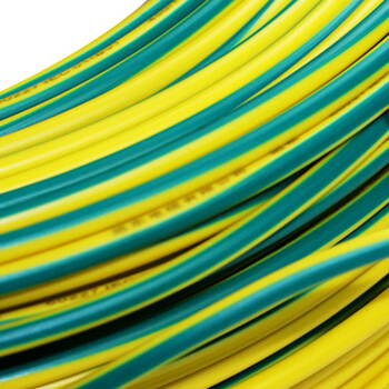 远东电缆 RV 1铜芯多股绝缘软线 黄绿双色 导线 100米【有货期非质量问题不退换】