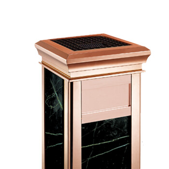 南 GPX-8AX 皇家座地南方烟灰桶 玫瑰金黑白根 商场垃圾桶 酒店落地烟灰桶果皮桶 垃圾筒