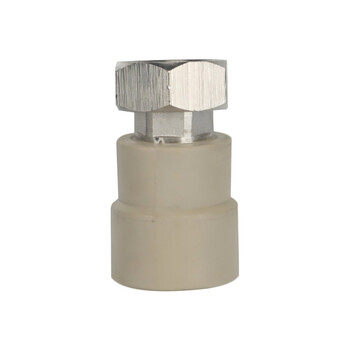 联塑 LESSO 活接头Ⅰ(塑胶管与金属外螺纹连接)(PP-R 配件)灰色 dn20X3/4＂