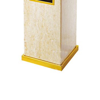 南 GPX-7R01 皇冠座地 南方烟灰桶 镜金 办公楼立式创意座地烟灰桶户外垃圾箱大厅大堂电梯口烟灰桶