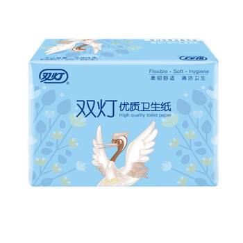 双灯平板纸卫生纸 擦手纸巾厕纸草纸800克（新老包装交替发货）