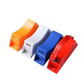 稳斯坦 WST142 气瓶柜固定支架 钢瓶固定架40L 钢瓶架 气瓶防倒锁链 防倾倒固定架 蓝色