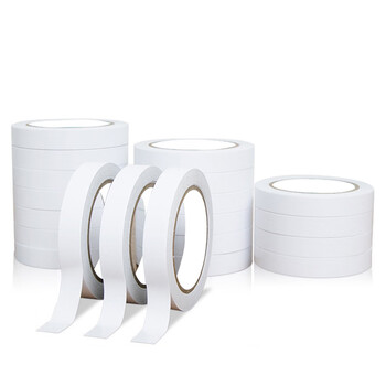 飞尔（FLYER）普通双面胶带 加粘办公文具手工薄款双面胶带透明【30毫米×50米】5卷起批