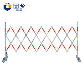 固乡伸缩围栏杆 电力 隔离栏 施工  警戒带不锈钢钢 隔离带 围栏 安全防护栏（不锈钢围栏4轮展开2.5M）
