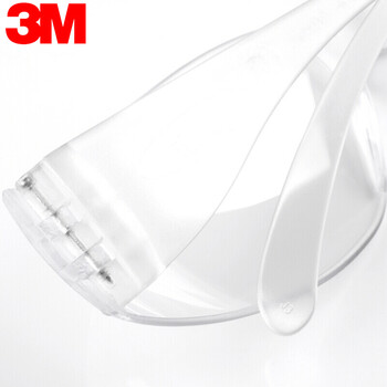 3M 11228AF无镜框防护眼镜防风沙防尘抗冲击护目镜（5付） 定做