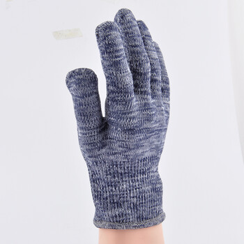 安美尚（ams） 麻色尼龙手套 劳保手套 工作手套  12双装（yu jie） 企业定制