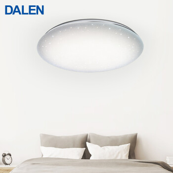 达伦（DALEN）吸顶灯LED星空设计客厅卧室灯具现代简约灯具三段调光 24W