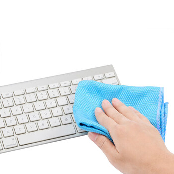 兰诗（LAUTEE）DA1055 玻璃清洁毛巾抹布吸水不掉毛清洁巾毛巾 30*40cm10条装颜色随机