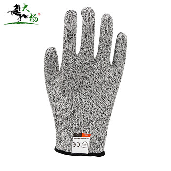 大杨188 5级HPPE防切割手套M中码1双 柔软舒适不刺手防滑厨房切菜搬玻璃防护手套 定制