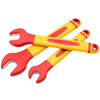 艾威博尔（ EVER POWER） 350730  双色柄VDE绝缘开口扳手 【预计14天出货】