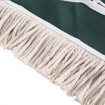 金诗洛 Kimslow KSL062 平板拖把 排拖 工厂酒店可替换棉纱拖把 尘推 地拖布工厂保洁 110CM（绿-替换头）