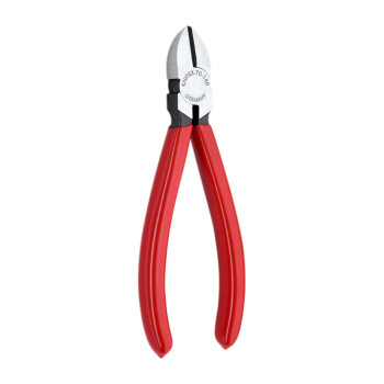 凯尼派克（KNIPEX）70 01 140 通用型斜口钳 抛光 塑料套柄 140mm 切割类工具 钢