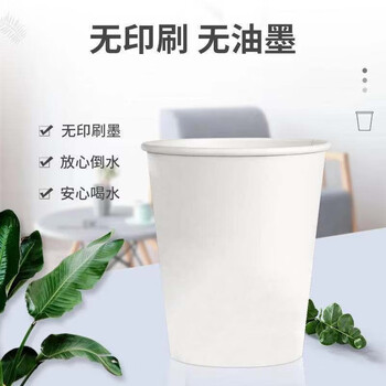 绿之源一次性杯子200ml加厚防烫水杯100只装LQ9964