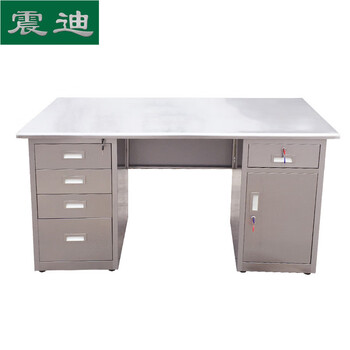 震迪304不锈钢办公桌1.4米医疗操作台可定制工业桌KG165重型钳工台