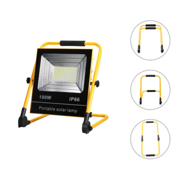 捷辰特 JCT-SOLAR-FL 手提LED投光灯 USB充电应急灯太阳能野营灯 50W