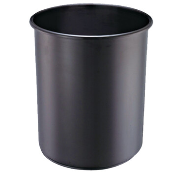 南 GPX-3C 铝合金圆形房间桶 黑色 南方商用垃圾桶 酒店宾馆客房果皮桶