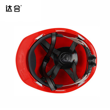 达合 005V3 V3型ABS安全帽 新国标 建筑工程电力施工 抗冲击带透气孔 可印制LOGO 红色