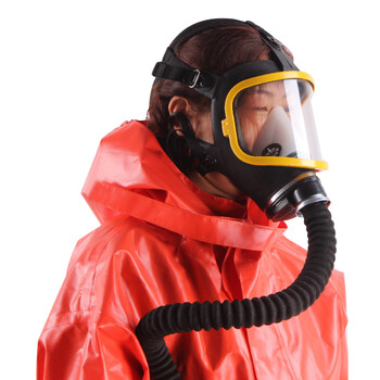 谋福 CNMF 8551 强制送风呼吸机电动式空气呼吸器 单人长管防毒面具 （送风呼吸器 配20米长管款）