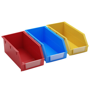 知旦 背挂式零件盒 220*140*120mm样品盒分类盒 600146 4号蓝