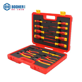 宝合(BOOHER)15件套绝缘综合工具组套 0200105 