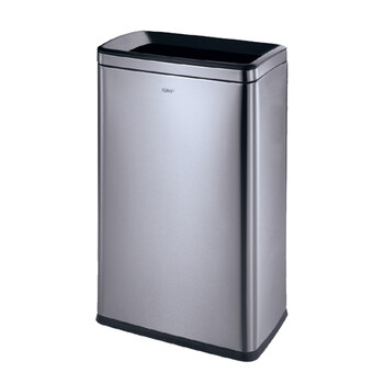 南 SF40-F01 南方方形环境桶 砂银钢 商用酒店宾馆客房不锈钢垃圾桶 房间桶 果皮桶 内桶容量40升