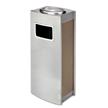 南 GPX-208F 南方精工座地烟灰桶 咖拉丝皮纹 办公楼立式不锈钢垃圾桶烟灰桶 室内果皮桶公用垃圾桶