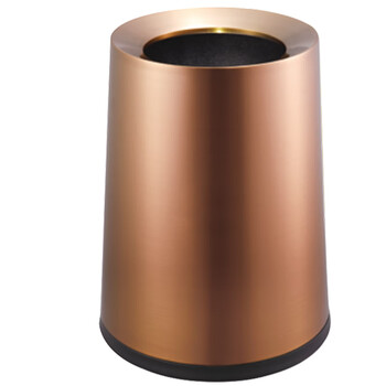 南 GPX-3E 锥形房间桶 玫瑰金 商用 南方垃圾桶 酒店宾馆客房果皮桶