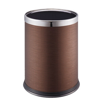 南 GPX-21B 南方房间垃圾桶 千丝纹 商用酒店宾馆客房垃圾桶带活动钢圈 房间桶果皮桶