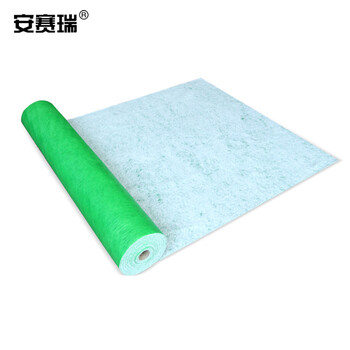 安赛瑞 地面保护膜 装修地面保护膜 1×30m 家装地板瓷砖保护膜防潮膜 240克PVC保护膜加棉 绿色  23936