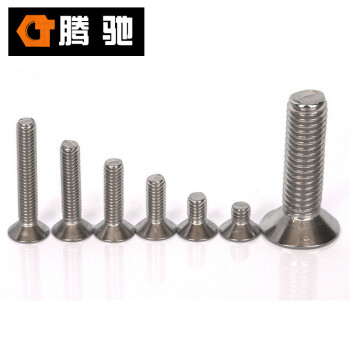 腾驰 CT 304 十字沉头螺钉 GB819 不锈钢沉头螺丝 M5系列 M5-0.8*10（1400支/盒）