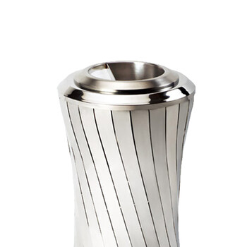 南 GPX-209E 南方小蛮腰座地烟灰桶 镜钢 办公楼立式创意座地烟灰桶户外垃圾箱大厅大堂电梯口烟灰桶