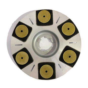 伽華（KARVA）JH-05 500目圆形花岗岩水磨片 6片装 大理石 花岗石百洁垫 水磨片 抛光修边机圆形水磨片