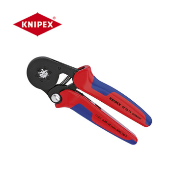 凯尼派克（KNIPEX）97 53 14 自调式压线钳 用于套管端子的六方压接 切割类工具 钢