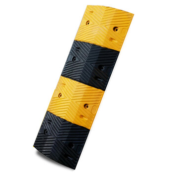 者也 减速带橡胶乡村汽车限速缓冲垫加油站道路减速带(含螺丝) 1000*350*50mm加厚加重