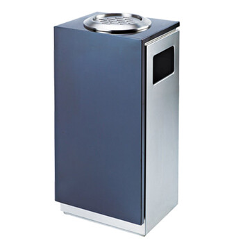 南 GPX-207D 南方蓝宝石座地烟灰桶 砂纹钢 办公楼立式不锈钢垃圾桶烟灰桶 室内果皮桶公用垃圾桶