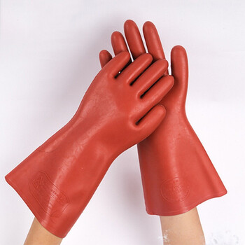 踏雪(TAXUE)12KV橡胶电绝缘手套 电压等级4500V 电工电力配电房防触电 T定做 1双