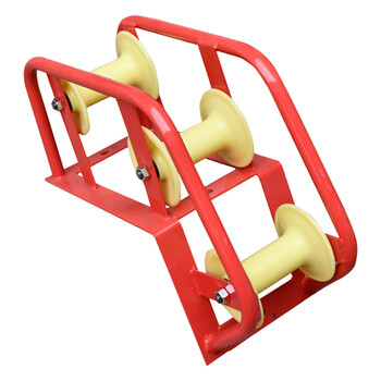 稳斯坦 WST180 放线滑轮尼龙 大弯井口滑轮转角滑轮地缆线缆尼龙轮 电缆滑轮(弯井口滑轮)