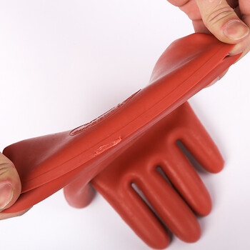 踏雪（TAXUE）12KV橡胶电绝缘手套电压等级4500V电工电力配电房防触电带电作业定做 1双