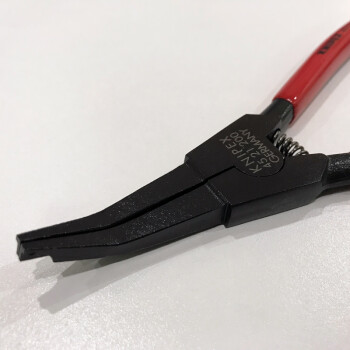 凯尼派克（KNIPEX）45 21 200 专用卡簧钳 磨光 塑料套柄 200mm 切割类工具 钢