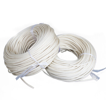 BOWERY高温管玻璃纤维阻燃管定纹管玻纤管耐高温绝缘套管耐600℃软管电线护套直径3mm 100米/卷 1卷