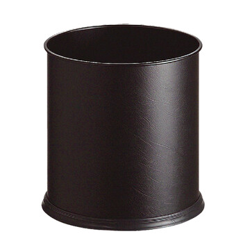南 GPX-106 南方圆形单层垃圾桶 黑色 商用垃圾桶 酒店宾馆客房果皮桶