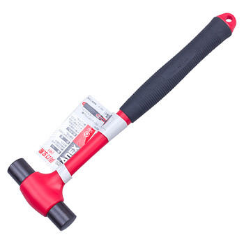 安力士牌（ANEX）进口迷你锤No.9006钳工锤 榔头 表带铁锤 胶锤 两头玄能无尖锤子(中) 235g