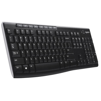 罗技logitechk270无线键盘全尺寸多媒体键盘电脑台式机笔记本商务办公